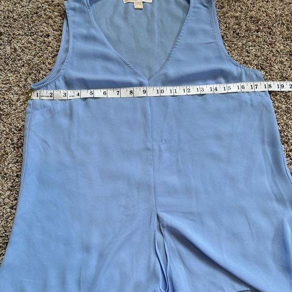 4/25$ Michael Kors Sleeveless Tie Front Tank Top Size Small - Picture 4 of 6